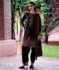 JAZMIN 3PC Dhanak Embroidered Shirt With Printed Dupatta-678